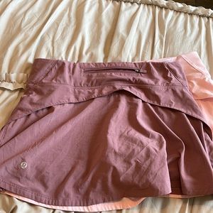 Lulu lemon skirt with ruffles